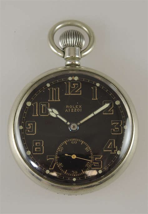 rolex vintage military pocket watch|Rolex military watch for sale.